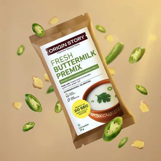 Fresh Buttermilk Premix 90 g ( 3 x 30g sachets ) Ready to Drink